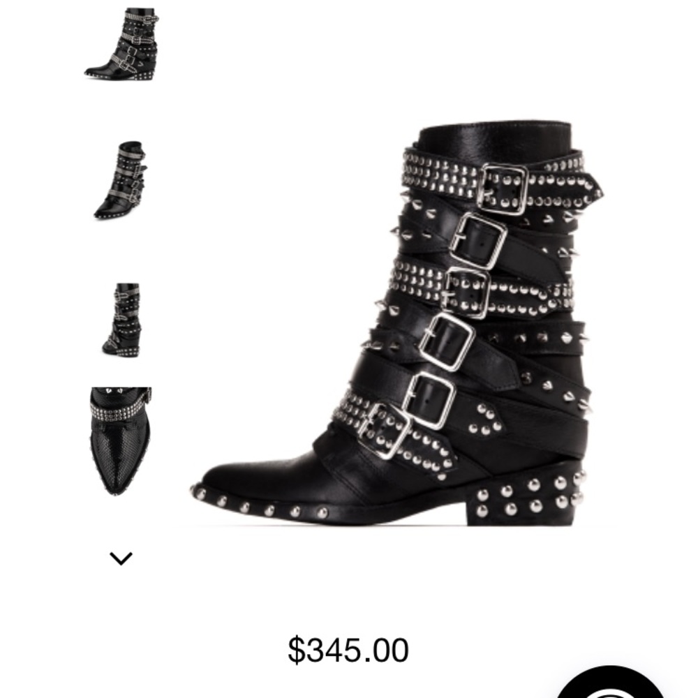 NEW Jeffrey Campbell Draco Moto Boots 8
